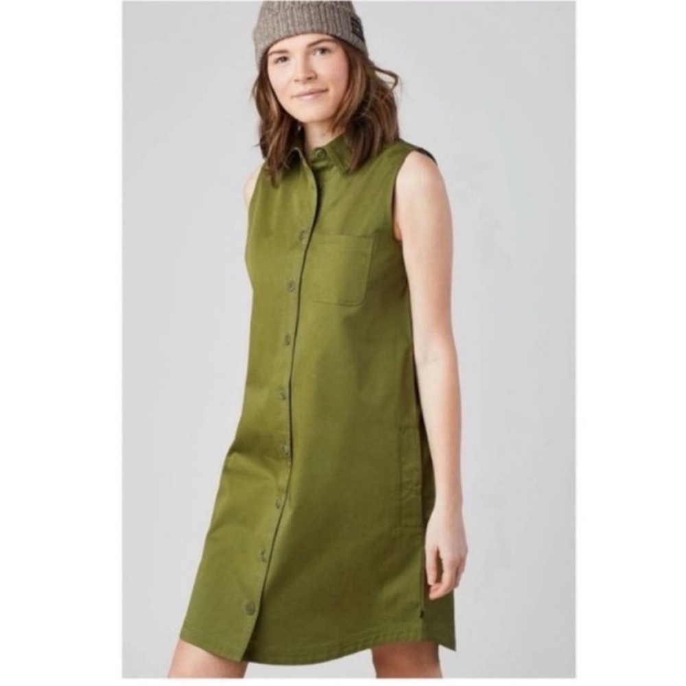 United By Blue Pinnacle Commuter Dress Olive Green Size XS